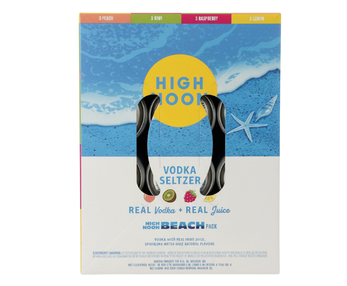High Noon Hard Seltzer Beach Variety Pack 12oz 12-Pack Can