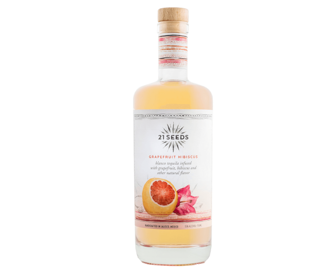 21 Seeds Grapefruit Hibiscus 750ml ($2, Pour 30ml)