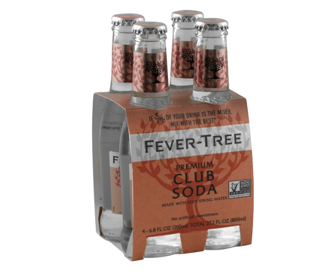 Fever Tree Sparkling Pink Grapefruit 6.8oz 4-Pack Bottle