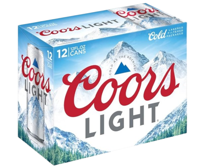 Coors Light 12oz 12-Pack Can