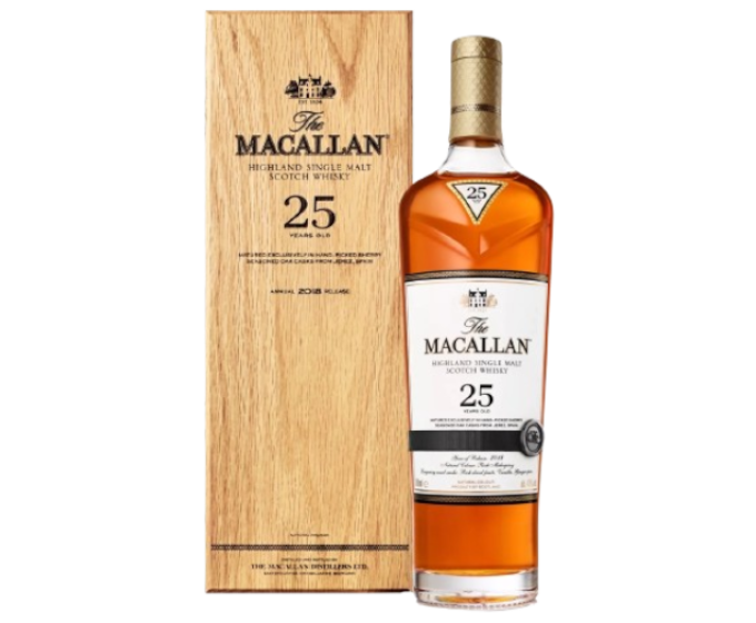The Macallan 25 Years Sherry Oak 2018 Release 750ml