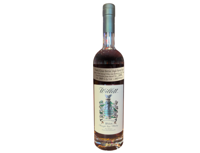 Willett Single Barrel No 7560 Straight Bourbon 9 Years 128.2 Proof Primo Pick 750ml ($20 ,30ml Pour) (No Barcode)