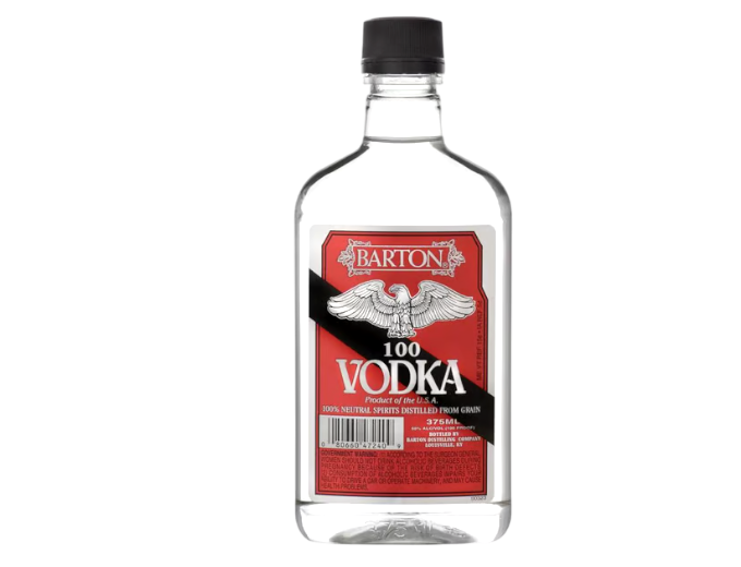 Barton 100 Proof 375ml