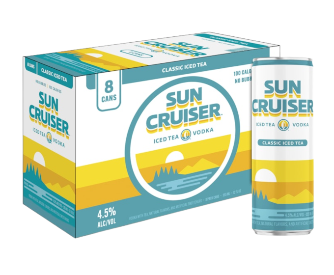 Sun Cruiser Classic Iced Tea Plus 12oz 8-Pack Can – 4.5% ABV