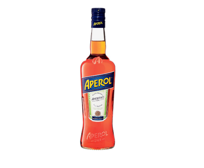 Aperol 750ml ($2, Pour 30ml)