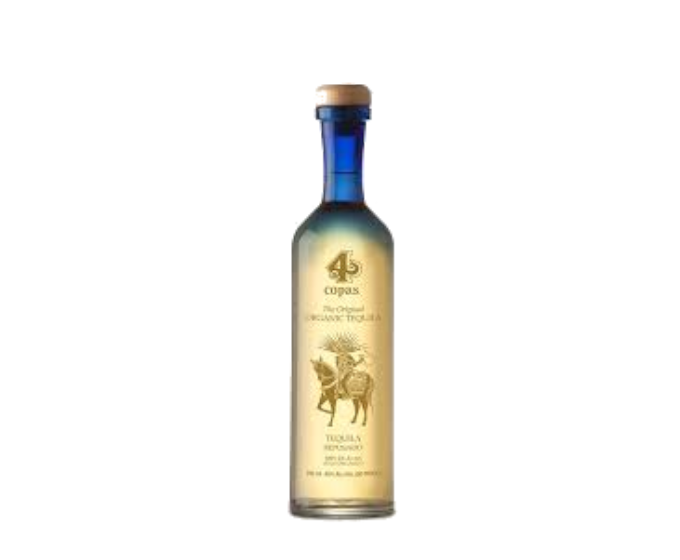 4 Copas Organic Reposado 750ml ($3, Pour 30ml)