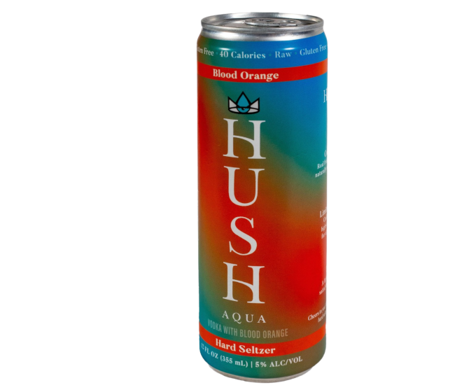 Hush Aqua Blood Orange 12oz Single Can