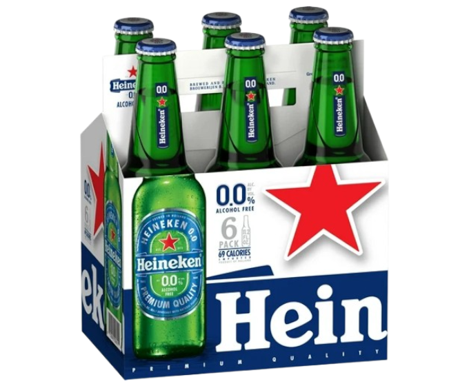 Heineken 00 Non Alcoholic 11.2oz 6-Pack Bottle