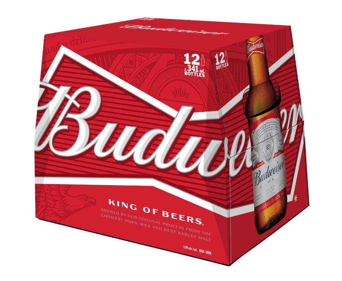 Budweiser 12oz 12-Pack Bottle