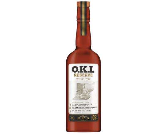 OKI Reserve Batch 02 Blended Rye 750ml ($5, Pour 30ml)