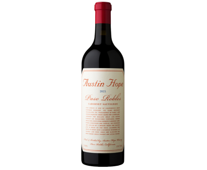 Austin Hope Cabernet Sauv 2021 1L (No Barcode) ($3, Pour 30ml)