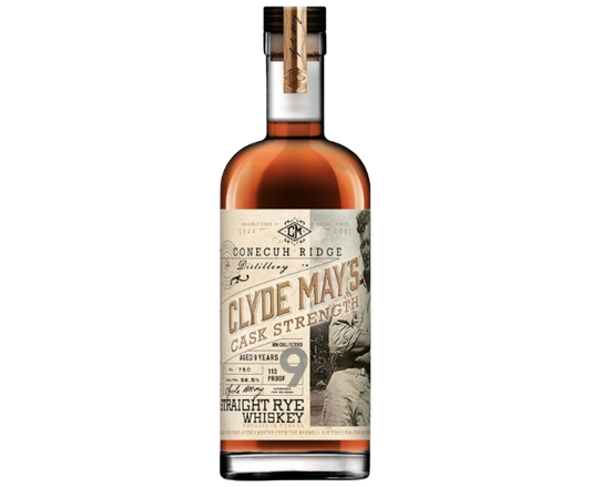 Clyde Mays 9 Years Straight Rye 750ml ($5, Pour 30ml)