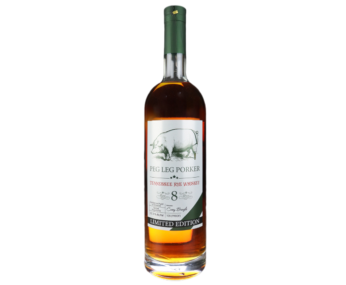 Peg Leg Porker 8 Years Old Rye 750ml ($7 ,30ml Pour)