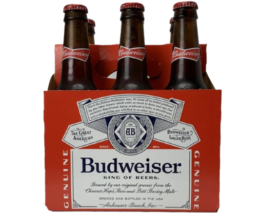 Budweiser 12oz 6-Pack Bottle