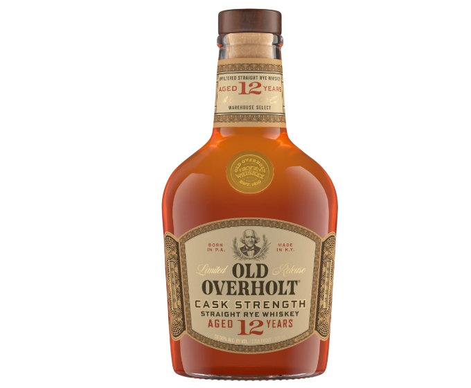 Old Overholt Straight Rye Cask Strength Limited Release 12 Years 750ml