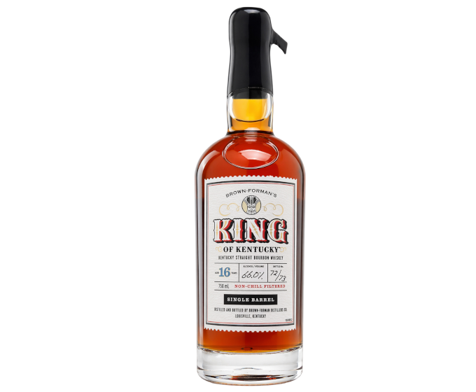 Brown Formans King of Kentucky Single Barrel #17 Bottle #72/73 16 Years 132 Proof 2024 750ml