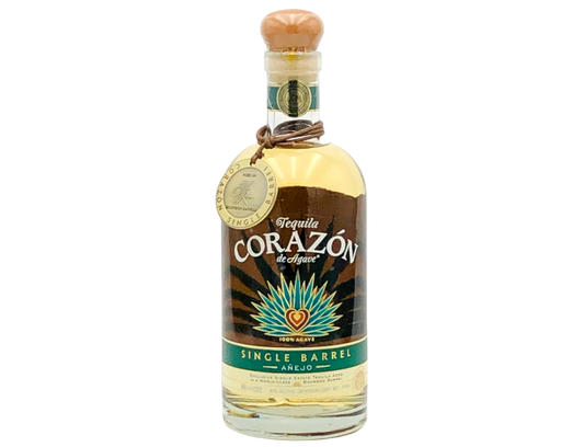 Corazon de Agave Single Barrel Anejo 750ml ($4 ,30ml Pour)