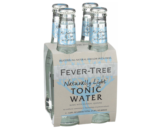 Fever Tree Naturally Light Tonic Water 6.8oz 4-Pack