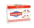 Happy Dad Hard Seltzer Variety 12oz 12-Pack Can