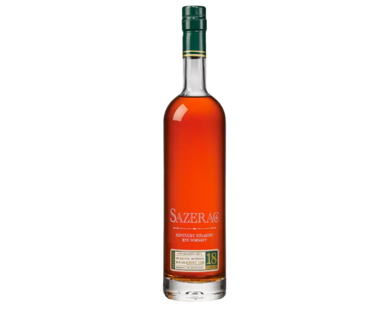 Sazerac 18 Year Rye 750ml (Fall 2023) ($100 ,30ml Pour)