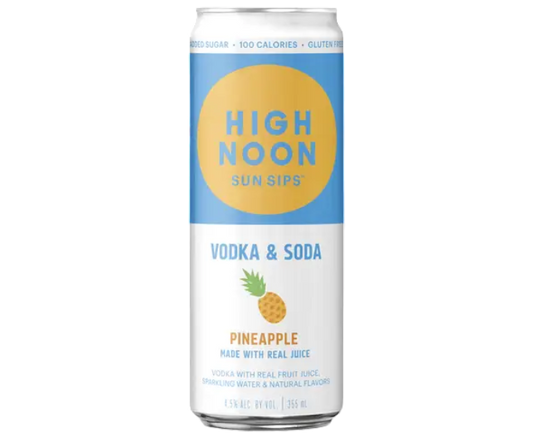 High Noon Vodka & Soda Pineapple 12oz Single Can