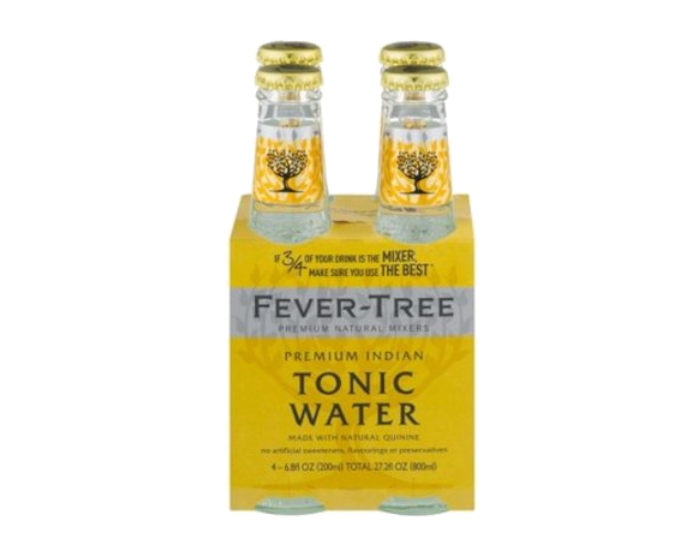 Fever Tree Indian Tonic Water 6.8oz 4-Pack Bottle