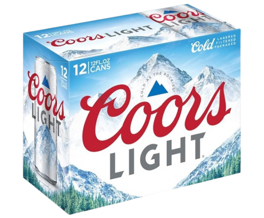 Coors Light 12oz 12-Pack Can