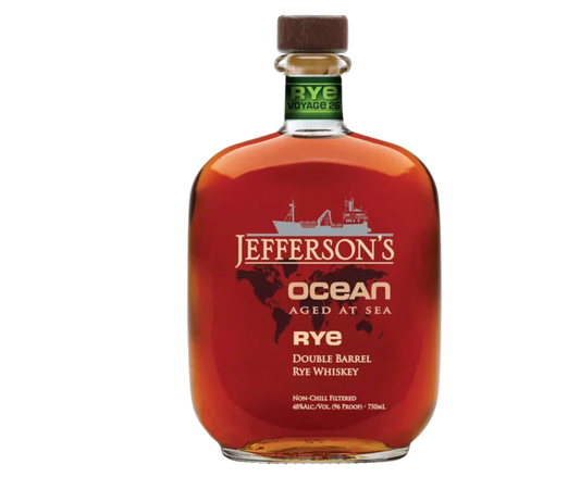 Jeffersons Ocean Aged At Sea Double Barrel Rye 750ml ($5 ,30ml Pour)