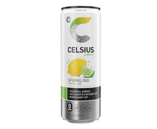 Celsius Sparkling Lemon Lime 12oz Single Can