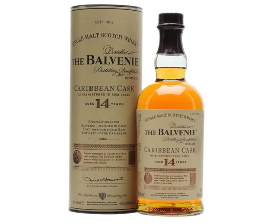 The Balvenie 14 Years Caribbean Cask 750ml ($5, Pour 30ml)