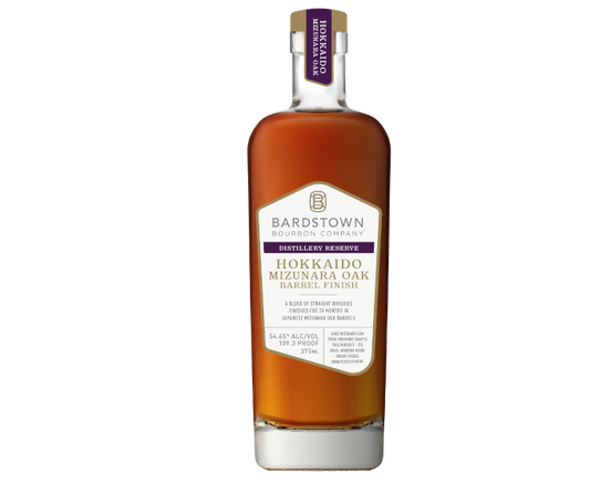 Bardstown Hokkaido Mizunara Oak Barrel Finish 109.3 Proof 375ml ($20, 30ml Pour)
