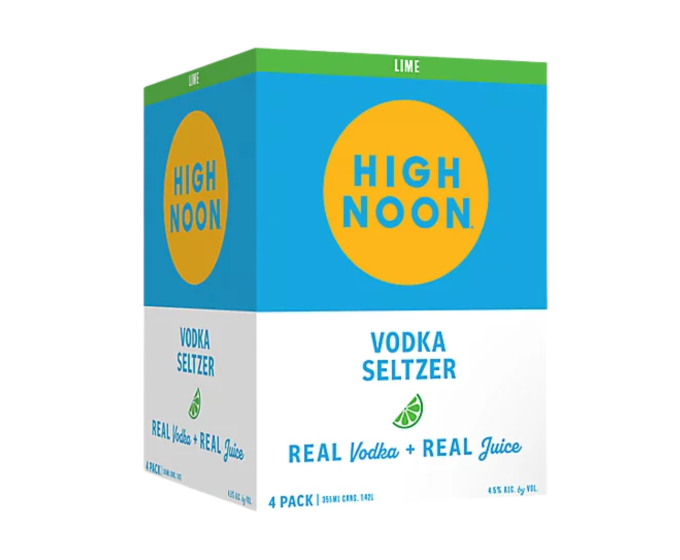 High Noon Vodka & Soda Lime 12oz 4-Pack Can