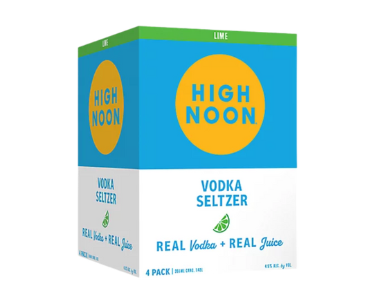 High Noon Vodka & Soda Lime 12oz 4-Pack Can