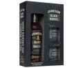 Jameson Black Barrel Gift Set 750ml