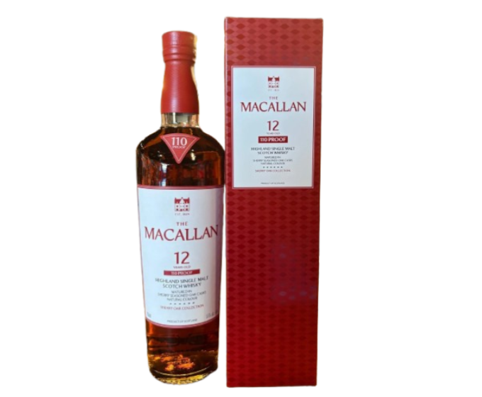 The Macallan 12 Years 110 Proof Sherry Oak Collection SM 750ml