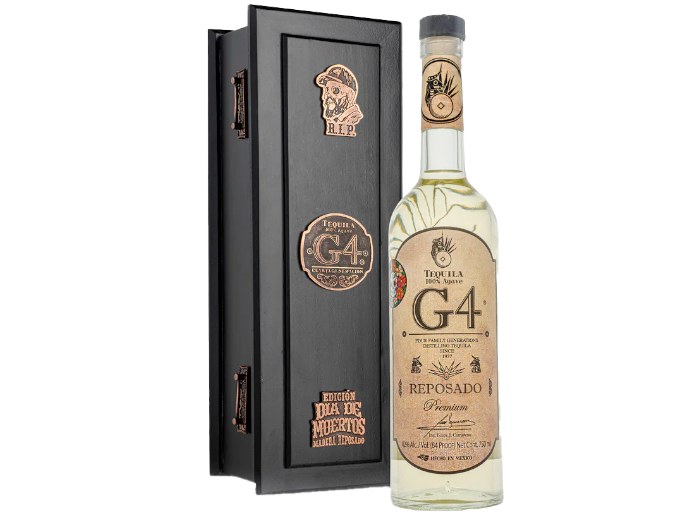 G4 Reposado de Madera Dia de Muertos Edition 750ml ($20 ,30ml Pour)
