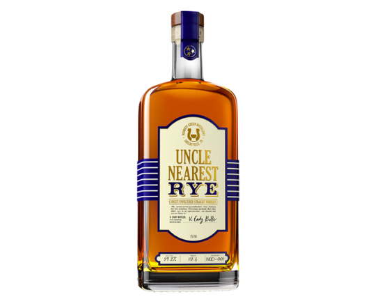 Uncle Nearest Straight Rye 750ml ($4, Pour 30ml)