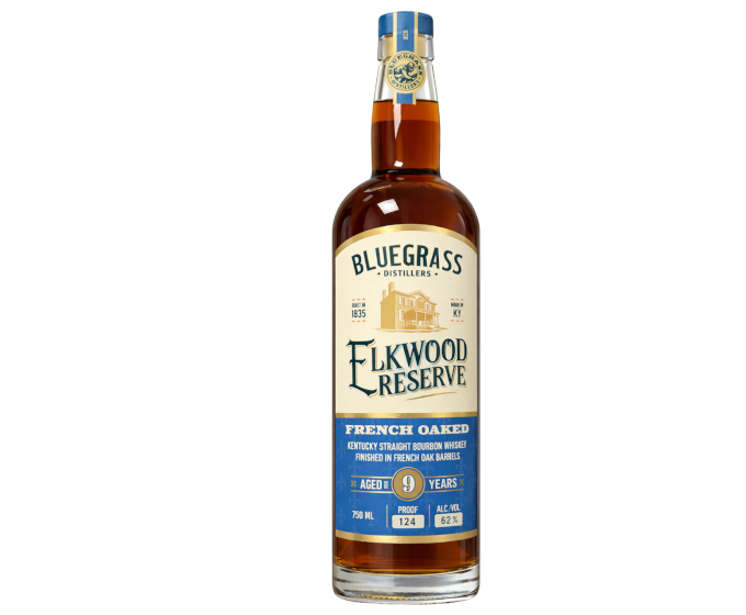 Bluegrass Elkwood Reserve French Oaked 9 Years 124 Proof 750ml