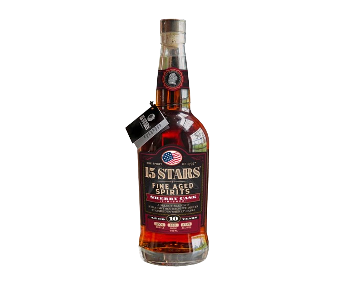 15 Stars 10 Years Sherry Cask Straight Bourbon 750ml