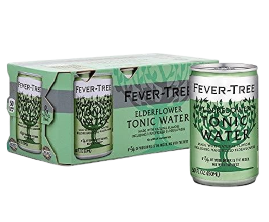 Fever Tree Elderflower Tonic Water 5oz 8-Pack Can