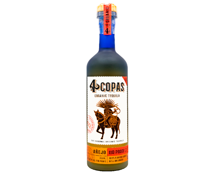 4 Copas Organic Anejo 110pf 750ml