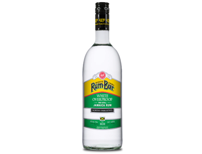 Rum Bar White Overproof Jamaican 1L