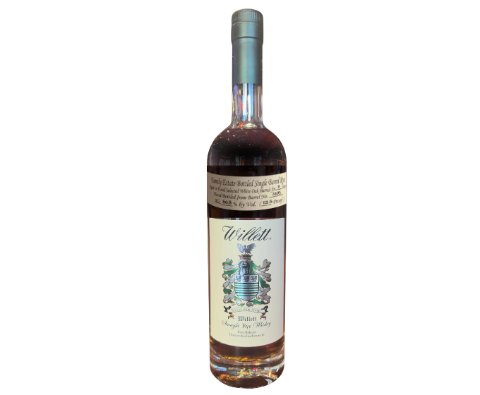 Willett Single Barrel No 2405 Straight Rye 11 Years 121.6 Proof Dragon Stone Primo Pick 750ml