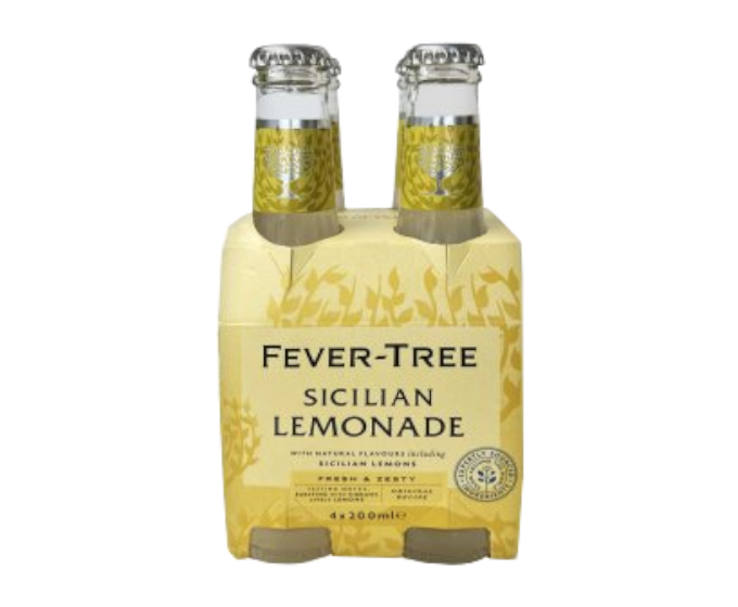 Fever Tree Sicilian Lemonade 6.8oz 4-Pack