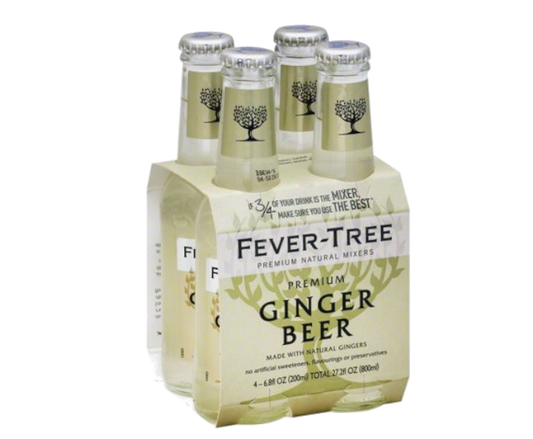 Fever Tree Ginger Beer 6.8oz 4-Pack Bottle