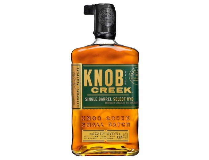 Knob Creek Single Barrel Rye 115 Proof 6 Years 750ml (Store Pick) ($4 ,30ml Pour)