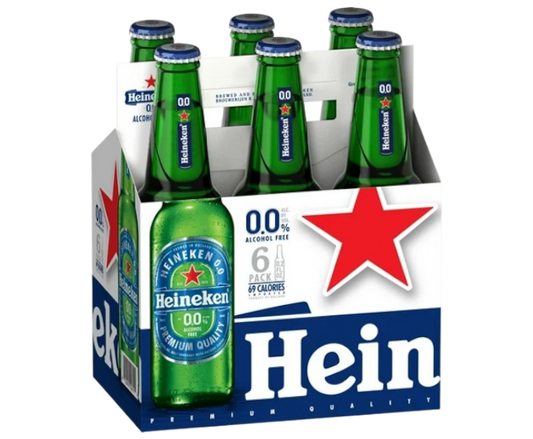 Heineken 00 Non Alcoholic 11.2oz 6-Pack Bottle