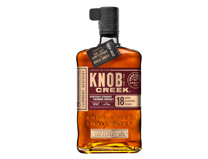 Knob Creek 18 Years 750ml ($12 ,30ml Pour)