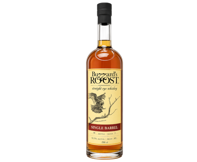 Buzzards Roost Single Barrel Straight Rye 105 Proof 750ml