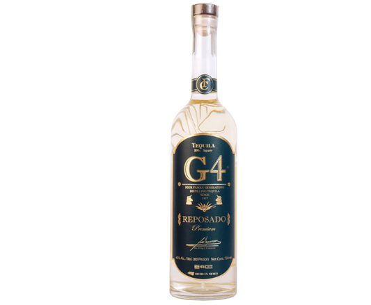 G4 Reposado 750ml ($4 ,30ml Pour)